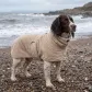 The Drying Coat worn outdoors