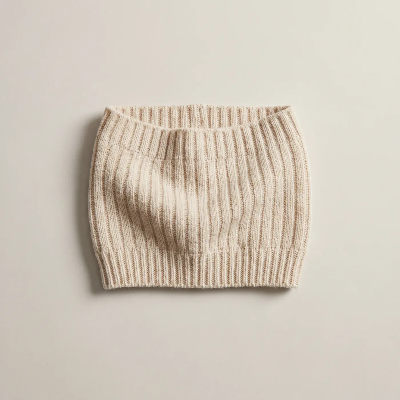 The Knitted Snood in Oatmeal 